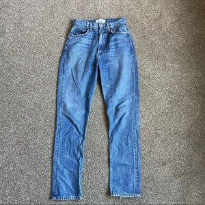 Reformation straight leg jeans size 25